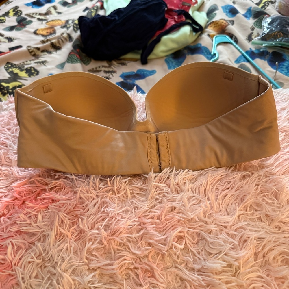 Cushioned Underwire Lightly Lined Convertible Strapless Bra - Toasted Almond - Picture 4 of 6